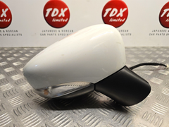 Nissan Micra K14 MK5 2017-2023 Drivers Side Manual Fold Wing Mirror 369 White - photo 1 of 13