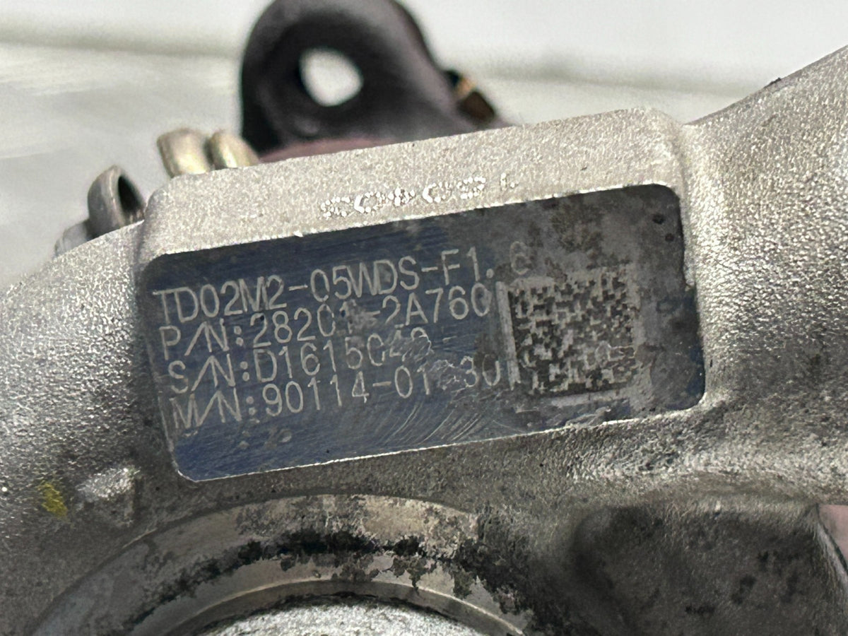 Kia Venga YN MK1 2015-2019 1.4 Diesel D4FC Euro 6 Turbo Charger 28201-2A760 - photo 8 of 8
