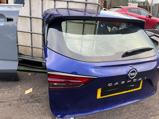 NISSAN QASHQAI J12 2022-2024 GENUINE REAR TAILGATE BOOT SHELL COLLECTION RBN BLUE