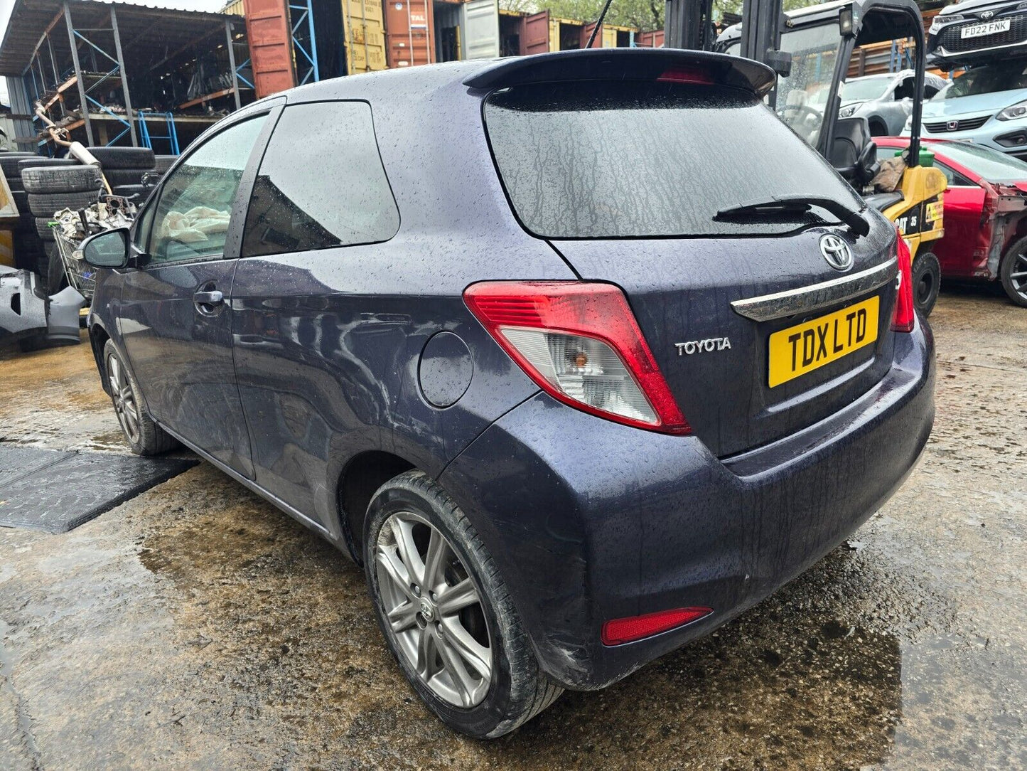 2012 TOYOTA YARIS SR NSP130 MK3 1.3 PETROL 3DR 6 SPEED MANUAL FOR PARTS & SPARES