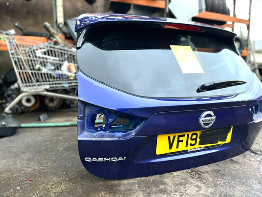 NISSAN QASHQAI J11 MK2 2014-2021 GENUINE REAR TAILGATE SHELL COLLECTION RBN BLUE