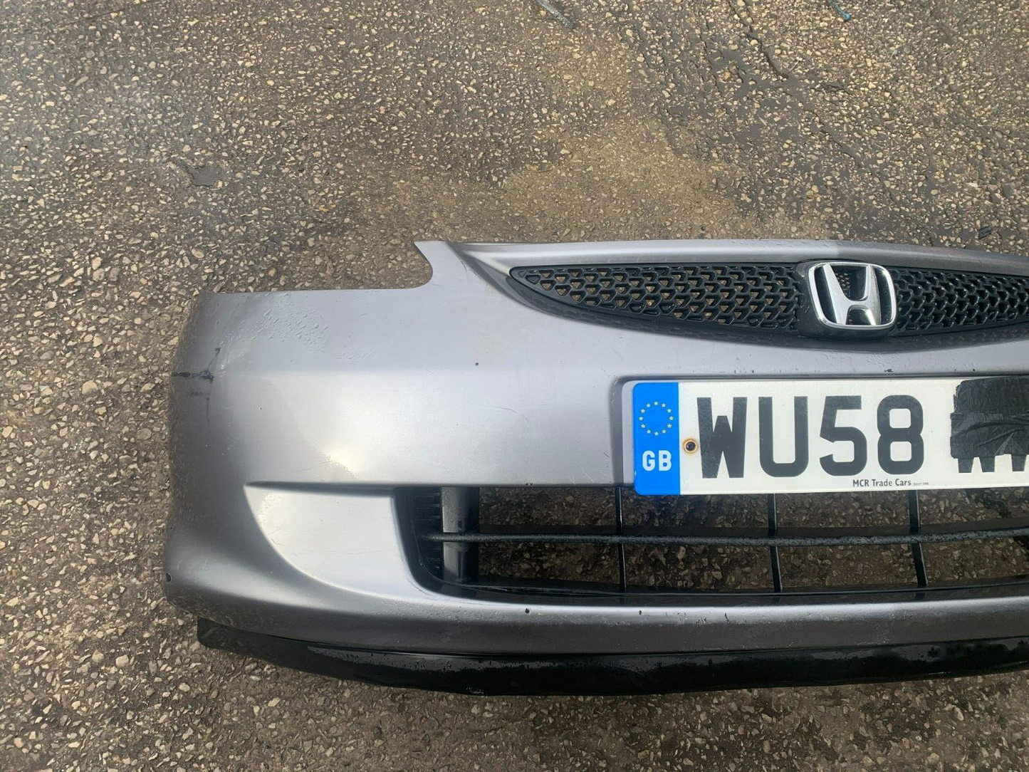 HONDA JAZZ MK1 2006-2010 FACELIFT GENUINE FRONT BUMPER SILVER