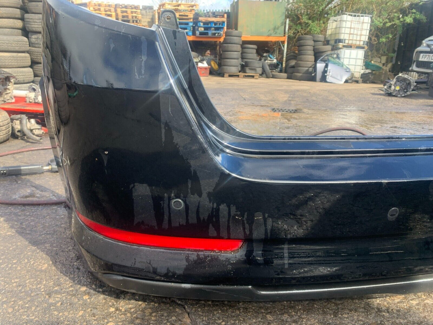 KIA OPTIMA SALOON MK1 2012-2015 GENUINE REAR BUMPER BLACK COLECTION