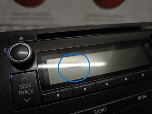 TOYOTA AURIS MK2 2013-2017 GENUINE CD RADIO STEREO PLAYER HEAD UNIT 86120-02880