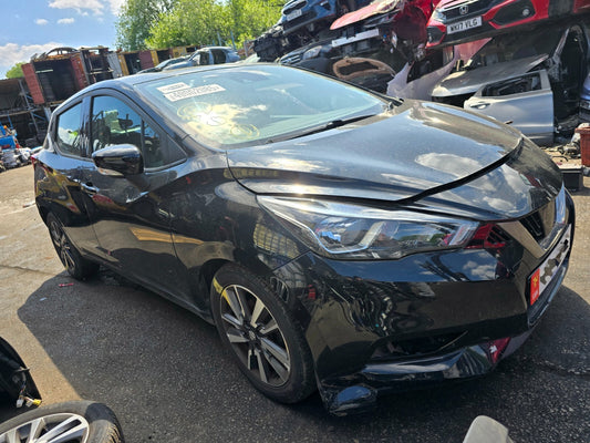 2018 Nissan Micra K14 Mk5 Acenta 1.0 Petrol Manual Gne Black Vehicle For Breaking And Parts 2