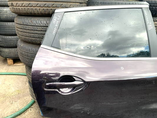 NISSAN QASHQAI J11 2014-2021 GENUINE DRIVER SIDE REAR COMPLETE DOOR GAB PURPLE