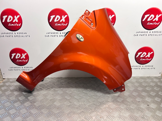 Toyota Aygo MK1 2006-2013 Genuine Driver Side O/S Wing Orange (4R8) - photo 1 of 7