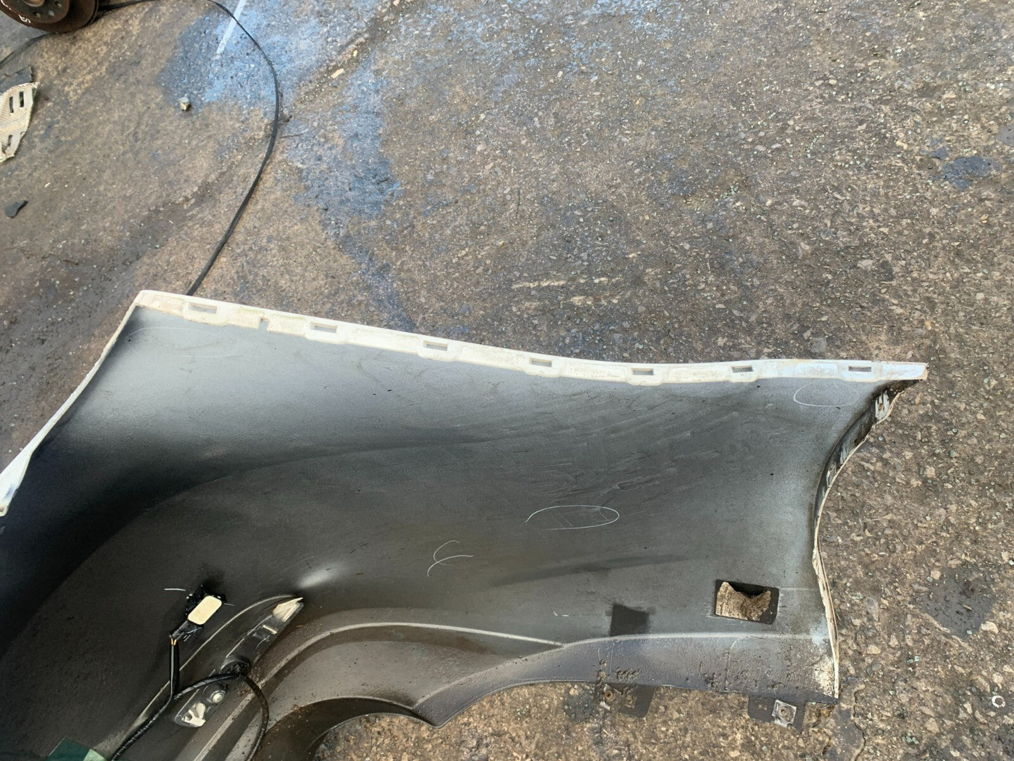 MAZDA 6 MK3 2014-2017 SALOON PRE-FACELIFT GENUINE REAR BUMPER WHITE