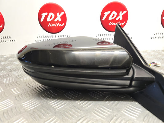 Honda Civic X Mk10 2017-2021 Genuine Drivers Side Power Fold Mirror Nh731P Black 2