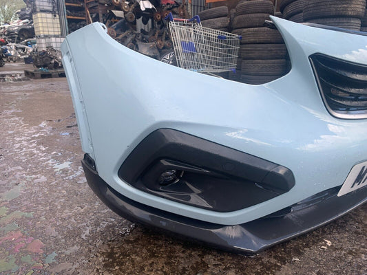 HONDA JAZZ CROSS STAR 2020-2023 GENUINE COMPLETE FRONT BUMPER BLUE COLLECTION