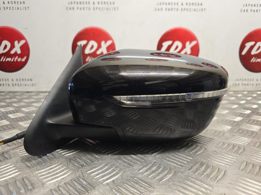 NISSAN JUKE F15 2014-2019 GENUINE PASSENGERS SIDE POWER FOLD MIRROR GAC BLACK