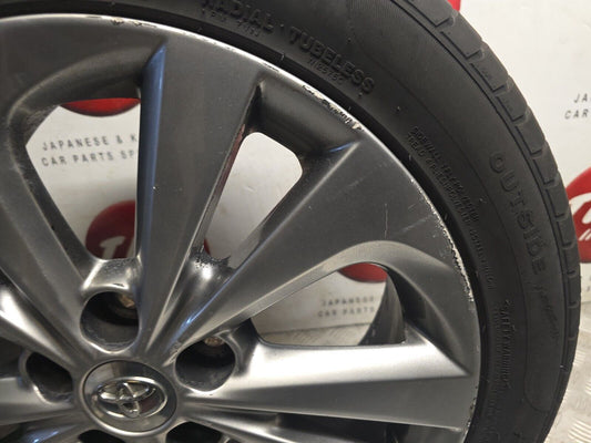 TOYOTA AURIS MK2 2013-2018 17" GREY 10 SPOKE ALLOY WHEEL 5MM 225/45/17 HL47304