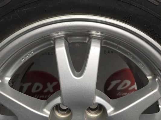 TOYOTA PRIUS MK3 2009-2015 15" INCH GENUINE 4.92MM TYRE ALLOY WHEEL 195/65/15