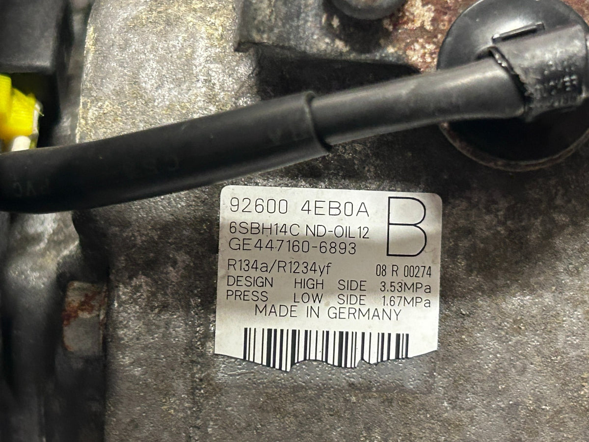 Nissan Qashqai J11 MK2 2014-2018 1.2 Dig-t HRA2DDT Genuine AC Compressor Pump - photo 8 of 8