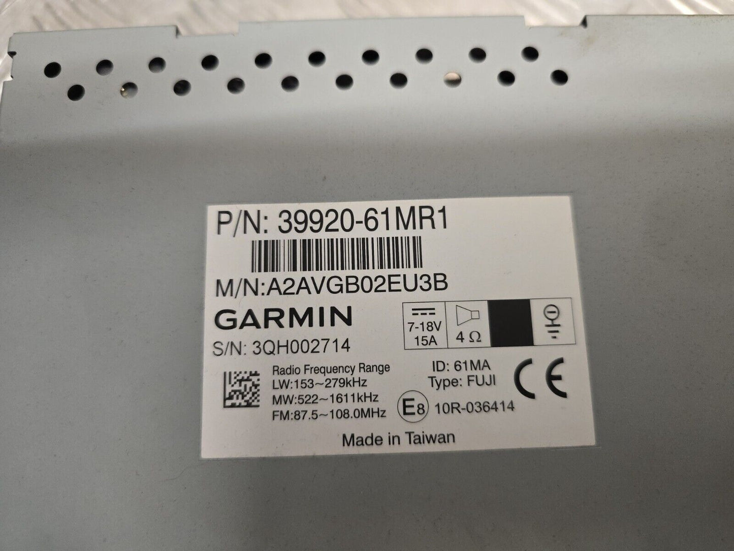 SUZUKI SX4 S-CROSS 2013-2019 GENUINE SAT NAV STEREO MEDIA HEAD UNIT 39920-61MR1