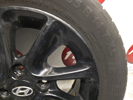 HYUNDAI I10 2014-2019 14 INCH GENUINE ALLOY WHEEL 5.56MM 175/65/14 52910-B9500