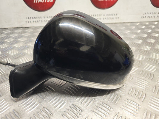 TOYOTA PRIUS MK3 2009-2015 GENUINE PASSENGERS SIDE POWER FOLD MIRROR 202 BLACK
