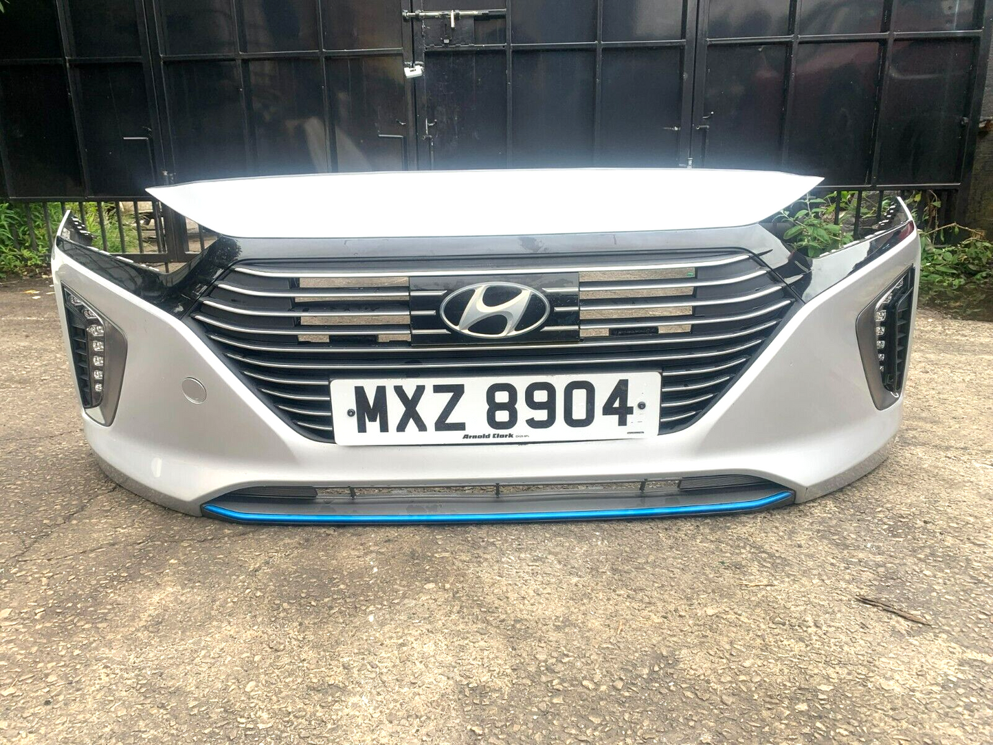 HYUNDAI IONIQ AE 2017-2020 GENUINE PRE-FACELIFT COMPLETE FRONT BUMPER T8S SILVER