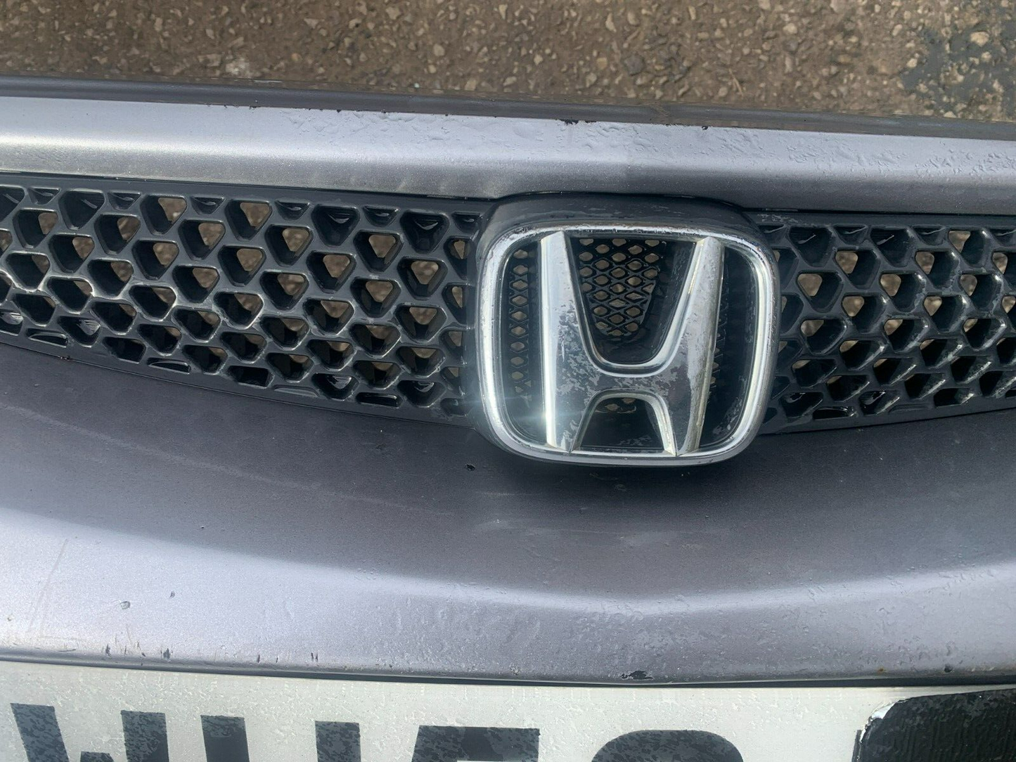 HONDA JAZZ MK1 2006-2010 FACELIFT GENUINE FRONT BUMPER SILVER