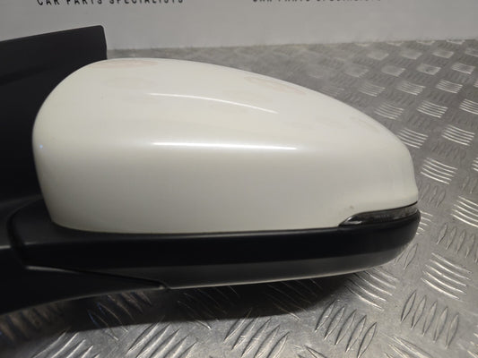 Honda Civic Mk9 2012-2016 Passengers Side Left Manual Fold Mirror Nh788P White 2