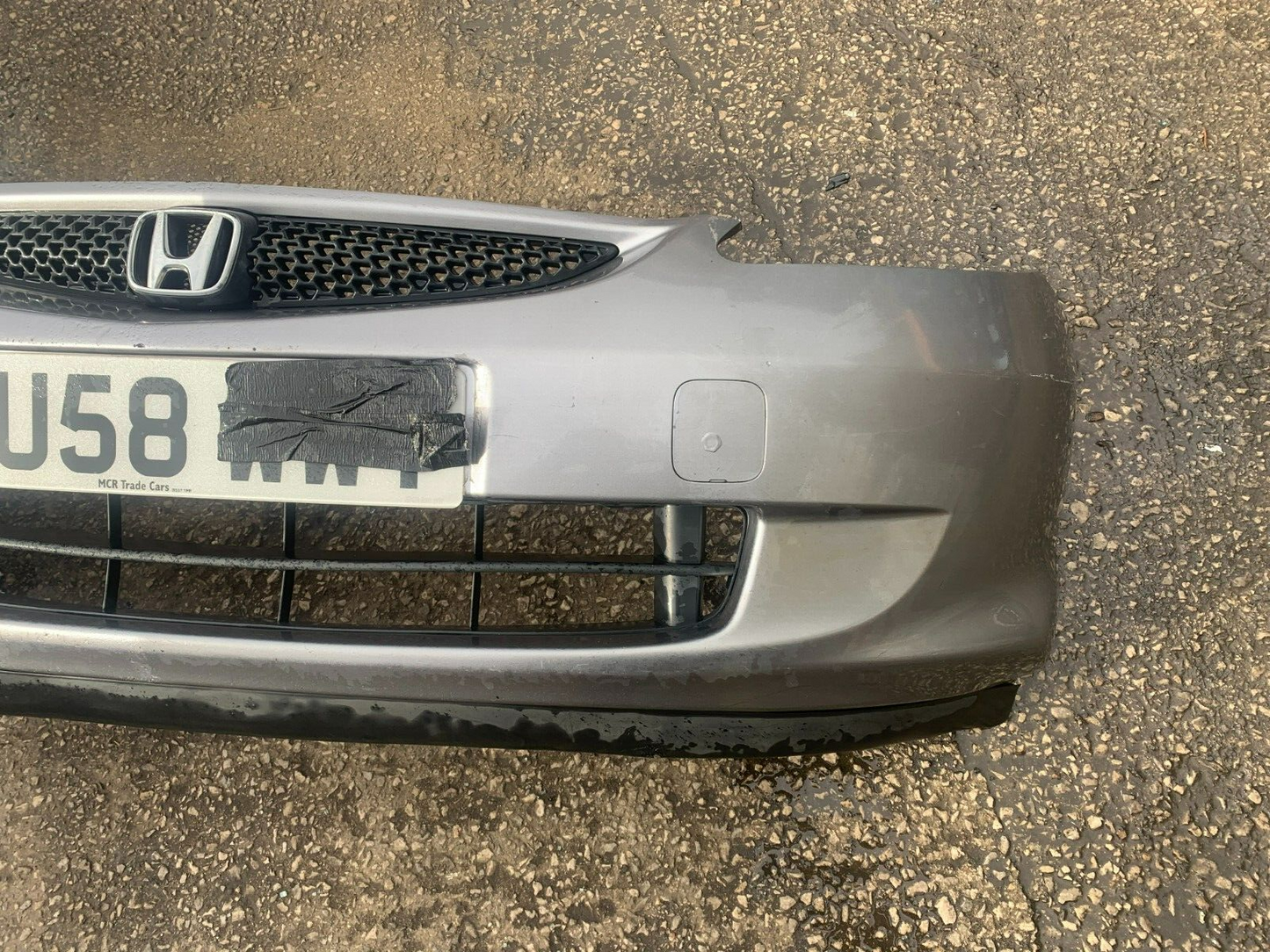 HONDA JAZZ MK1 2006-2010 FACELIFT GENUINE FRONT BUMPER SILVER