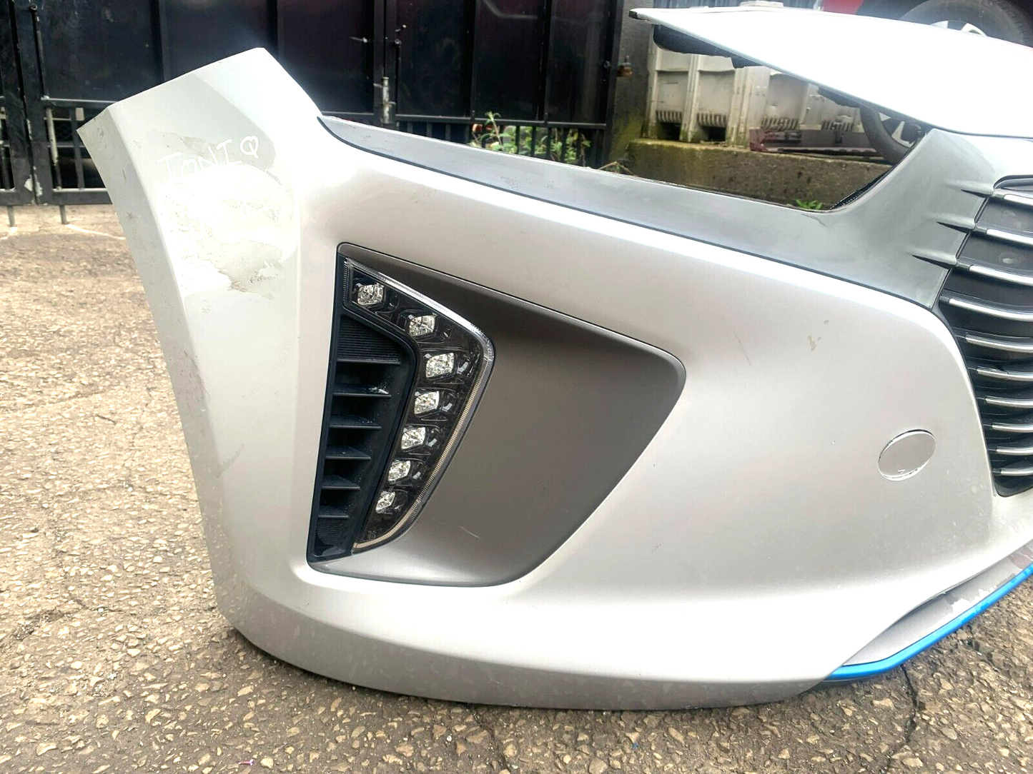 HYUNDAI IONIQ AE 2017-2020 GENUINE PRE-FACELIFT COMPLETE FRONT BUMPER T8S SILVER