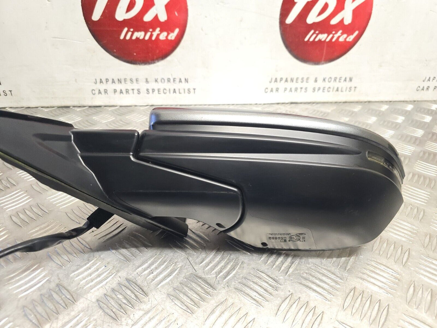 HONDA CIVIC X MK10 2017-2022 GENUINE PASSENGERS POWER FOLD MIRROR NH737M GREY