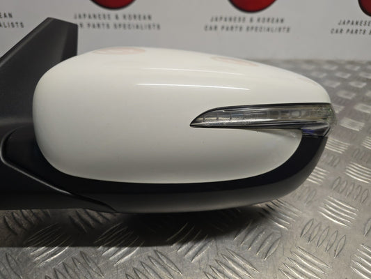 Kia Carens (Rp) Mk3 2013-2016 Passengers Power Fold Puddle Light Mirror 1D White 2