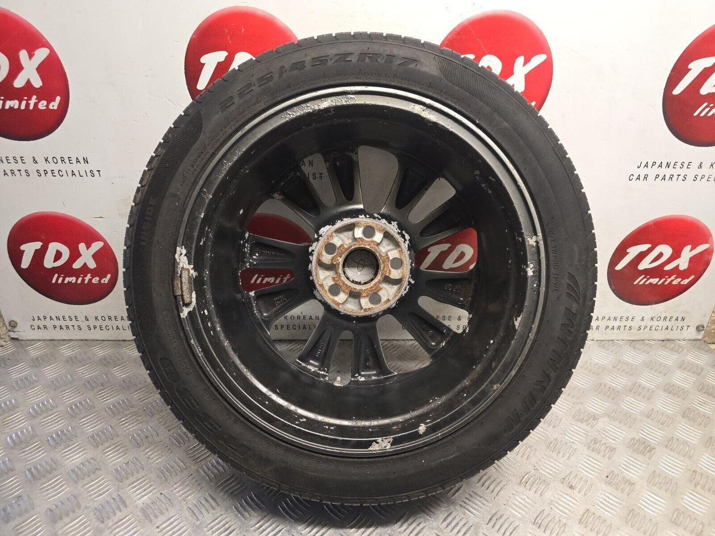 TOYOTA AURIS MK2 2013-2018 17" GREY 10 SPOKE ALLOY WHEEL 5MM 225/45/17 HL47304