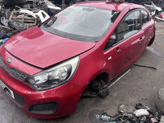 Kia Rio Hatchback MK3 2012-2017 Genuine Passenger Side Front Door Shell Red Geb - photo 1 of 8