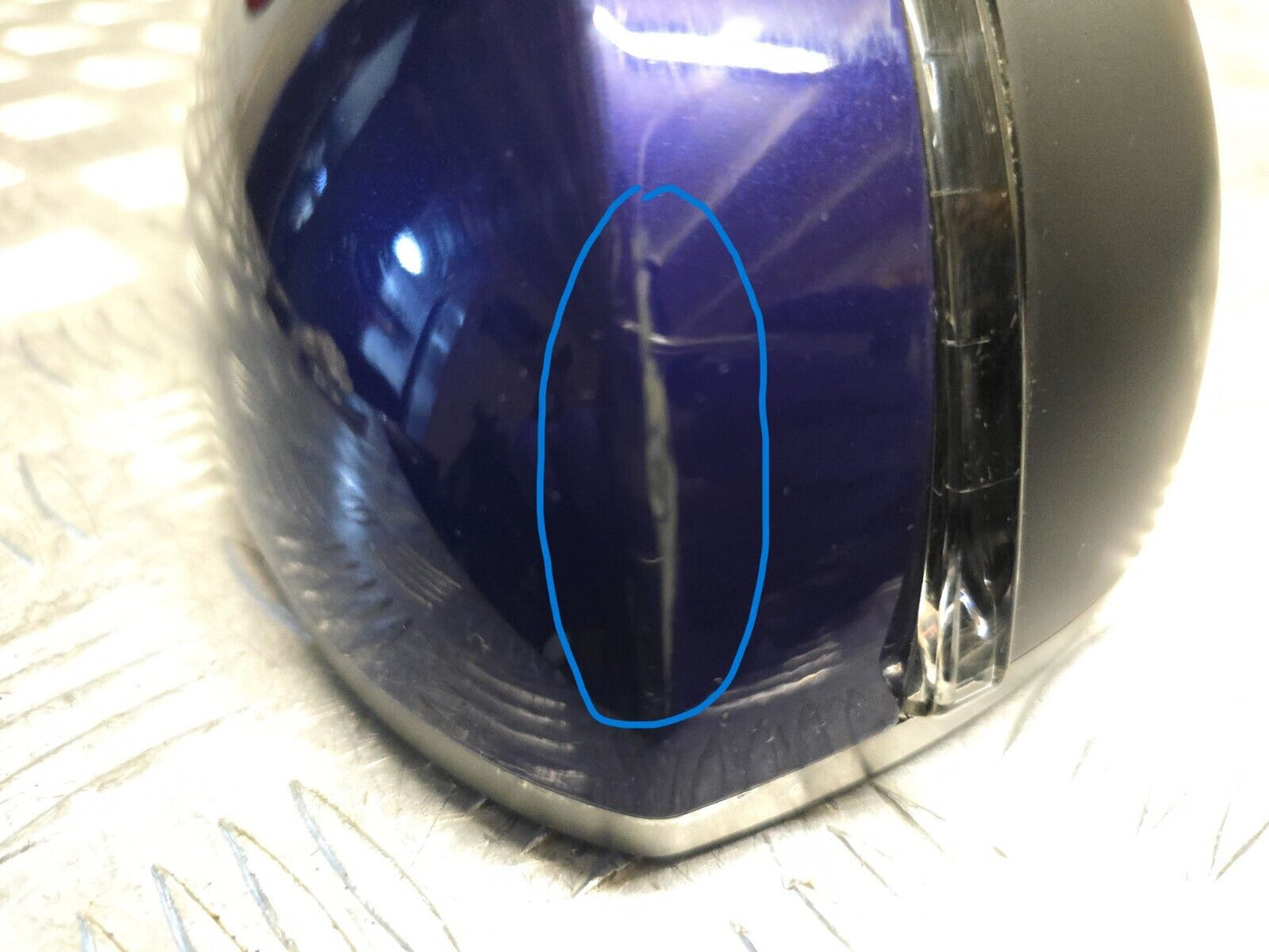 NISSAN QASHQAI J12 2021-2024 DRIVERS SIDE POWER FOLD BLIND SPOT MIRROR RBN BLUE