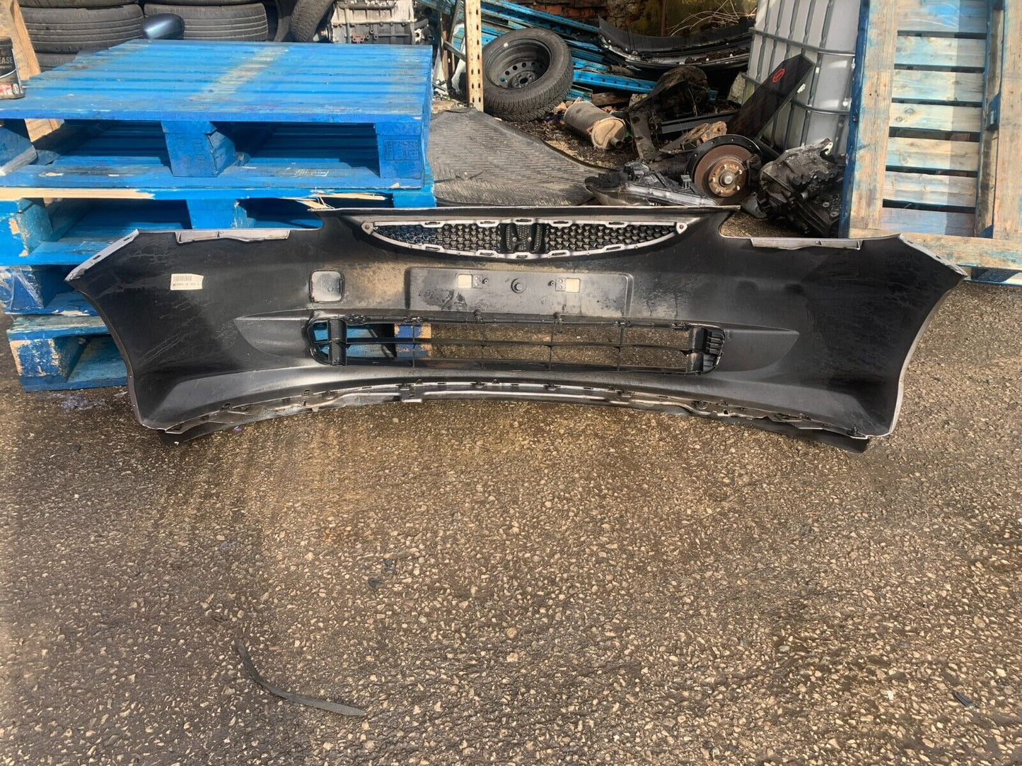 HONDA JAZZ MK1 2006-2010 FACELIFT GENUINE FRONT BUMPER SILVER