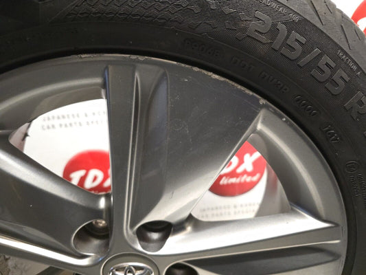 TOYOTA VERSO MK2 2012-2018 17" INCH ALLOY WHEEL 5.0MM TYRE 215/55/17 42611-0F160