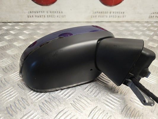 NISSAN QASHQAI J12 2021-2024 DRIVERS SIDE POWER FOLD BLIND SPOT MIRROR RBN BLUE