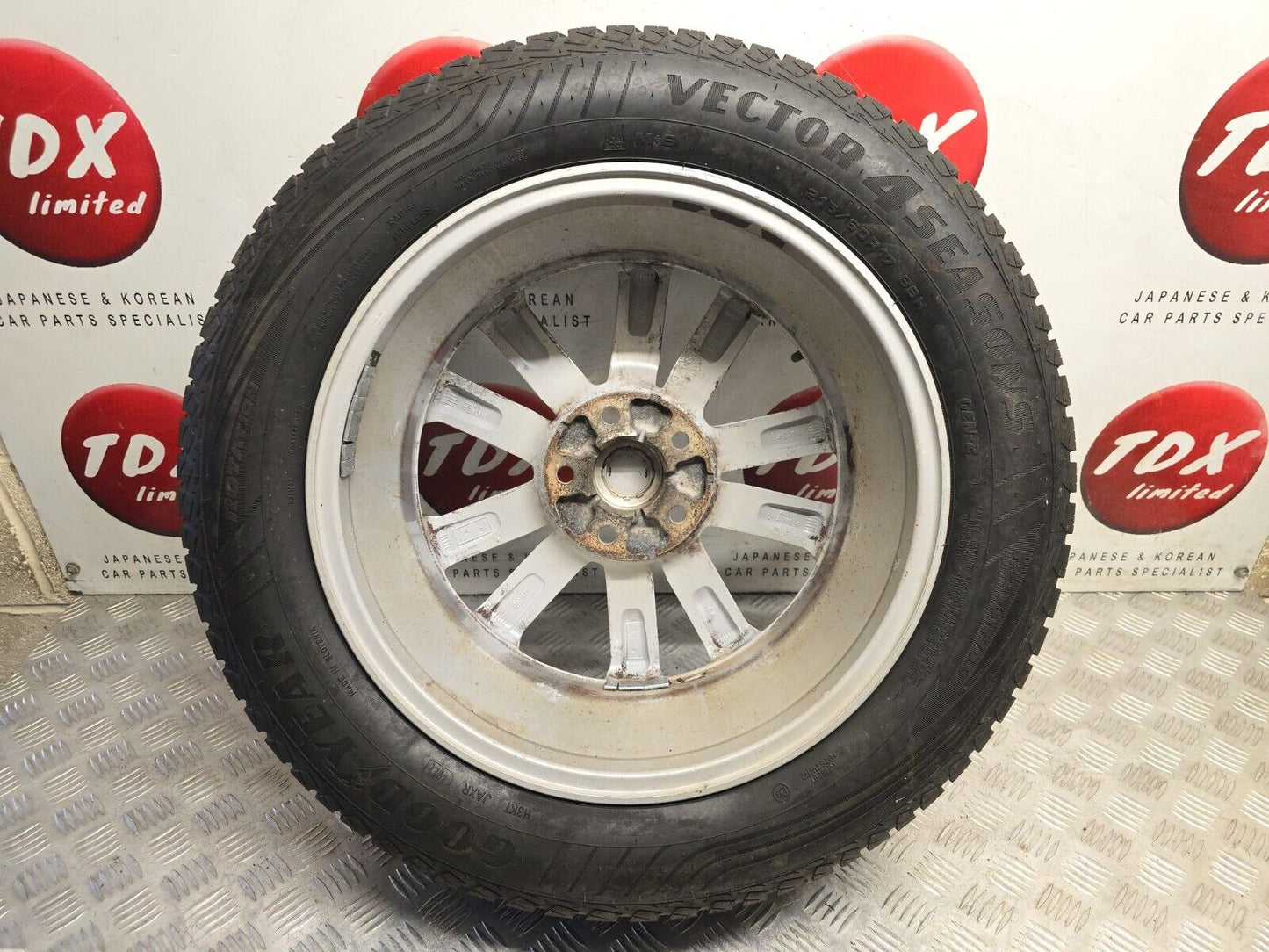 NISSAN QASHQAI J11 MK2 17" INCH 2014-2021 ALLOY WHEEL 7.8MM TYRE 215/60/17 4EA1A