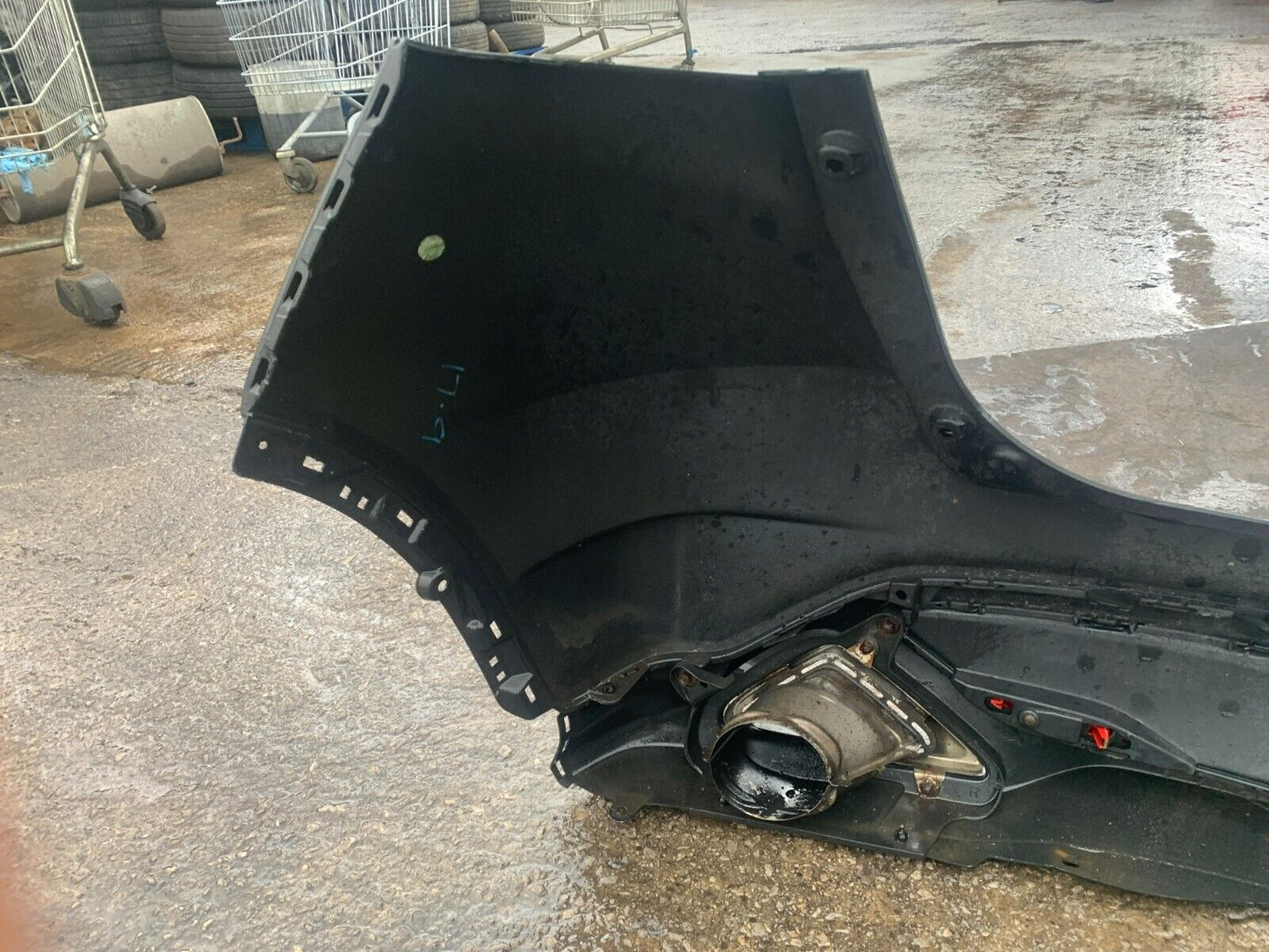 HONDA CIVIC MK8 2006-2009 GENUINE PRE-FACELIFT REAR BUMPER BLACK COLLECTION