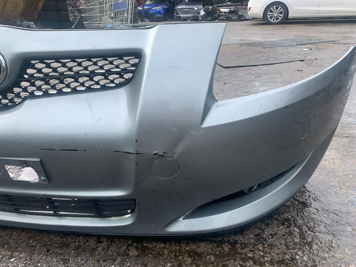 TOYOTA AURIS MK1 2007-2010 GENUINE PRE-FACELIFT COMPLETE FRONT BUMPER GREY