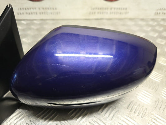 NISSAN QASHQAI J11 MK2 2014-2021 PASSENGERS SIDE POWER FOLD WING MIRROR RBN BLUE