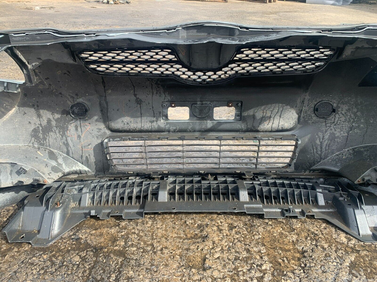 TOYOTA AURIS MK1 2007-2010 GENUINE PRE-FACELIFT COMPLETE FRONT BUMPER GREY