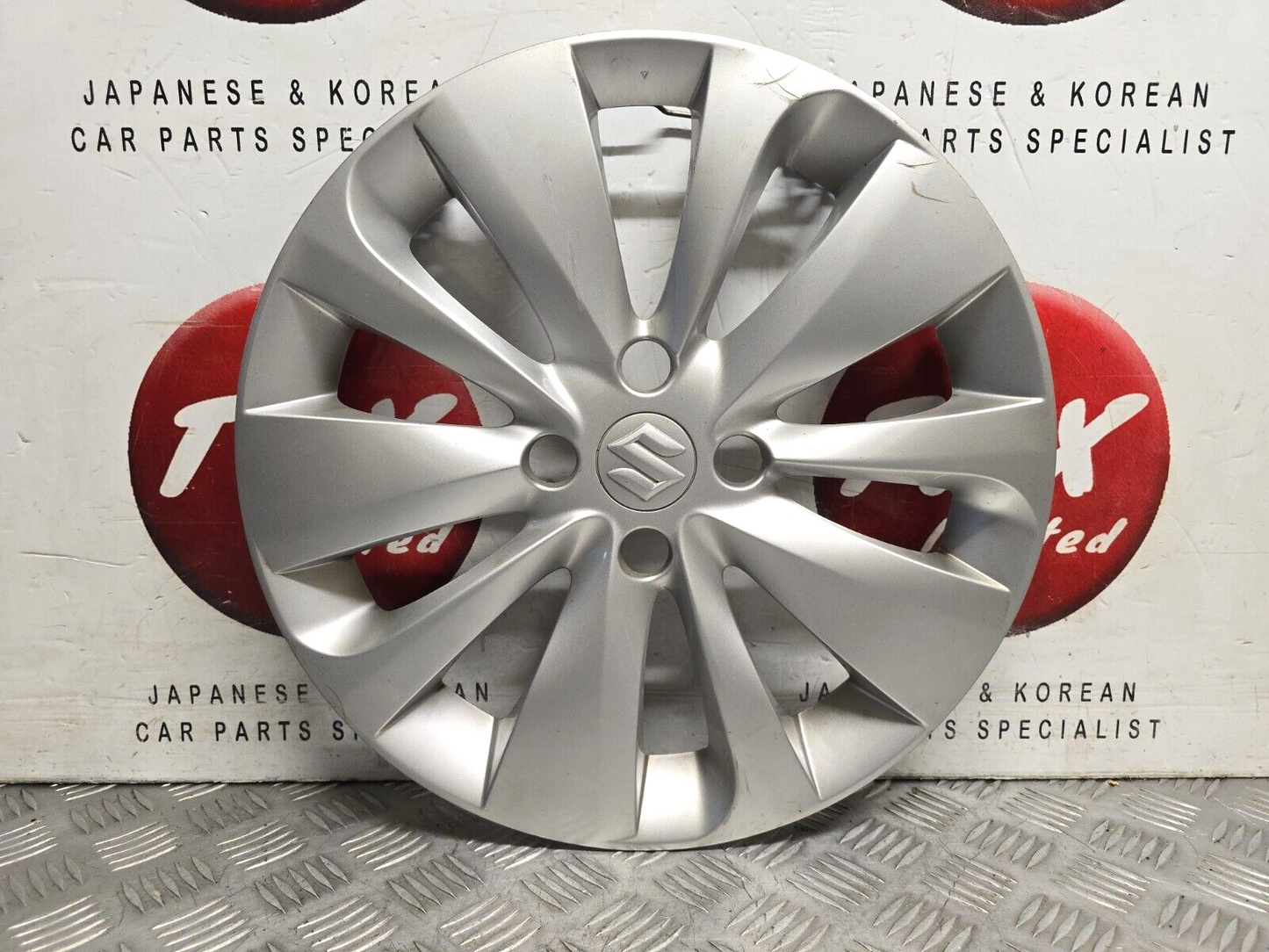 SUZUKI BALENO 2016-2019 15" INCH GENUINE WHEEL HUB CAP COVER TRIM 43250-68P00 4