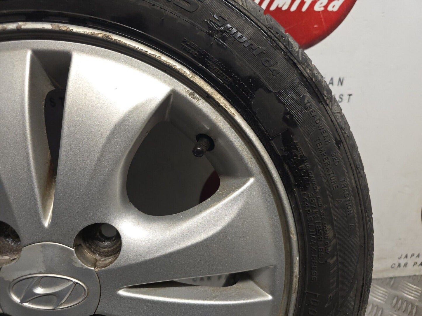 HYUNDAI I10 MK1 2007-2013 14" INCH GENUINE ALLOY WHEEL 5MM 165/60/14 52910-0X250