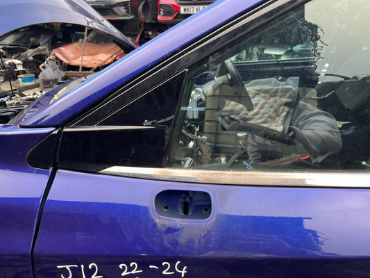 NISSAN QASHQAI J12 2022-2024 GENUINE PASSENGER SIDE FRONT DOOR SHELL RBN BLUE