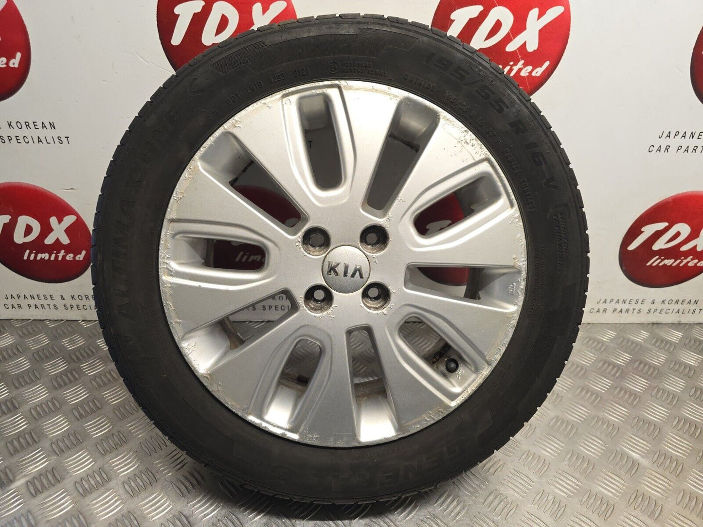 KIA RIO (UB) MK3 2011-2017 16" INCH ALLOY WHEEL FLAT TYRE 195/55/16 52910-1W300