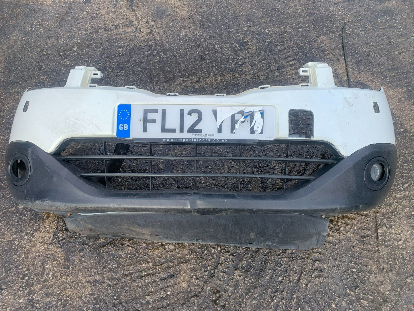 NISSAN QASHQAI J10 2010-2013 GENUINE FACELIFT FRONT BUMPER WHITE COLLECTION