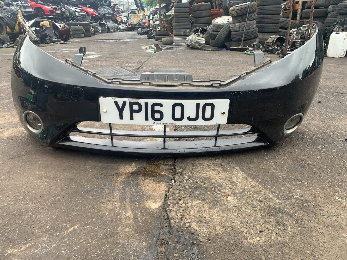 NISSAN NOTE E12 2014-2018 GENUINE FRONT BUMPER Z11 BLACK METALLIC COLLECTION