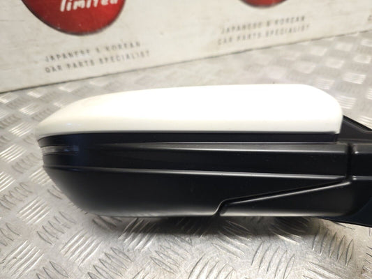 HONDA CIVIC MK10 2017-2022 DRIVERS POWER FOLD BLIND SPOT MIRROR NH788P WHITE