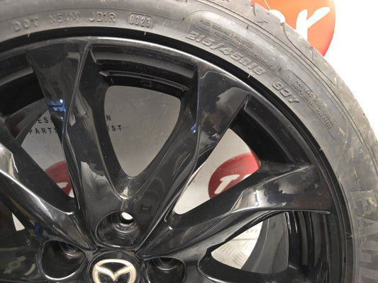 MAZDA 3 BM/BN 18" INCH 2014-2018 BLACK ALLOY WHEEL 7MM TYRE 215/45/18 9965227080