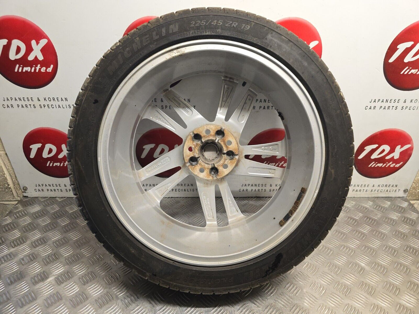 NISSAN QASHQAI J11 19" 2014-2021 ALLOY WHEEL 7MM MICHELIN 225/45/19 KE409-4C400