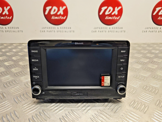 Kia Rio MK4 Pre-fl 2017-2020 Sat Nav Car Play Aa Head Unit + SD Card 96550-H8100 - photo 1 of 9