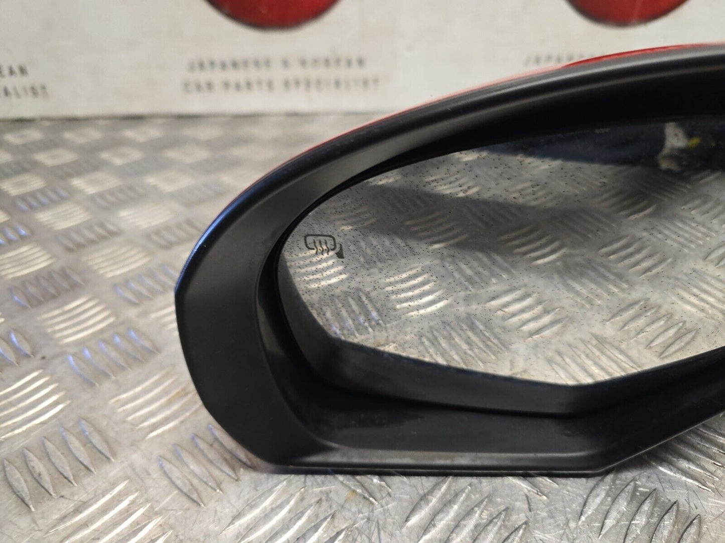 SUZUKI SWIFT 2011-2016 GENUINE DRIVERS MANUAL FOLD HEATED WING MIRROR ZCF RED
